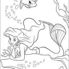 The Little Mermaid Coloring Pages 220x220 The Little Mermaid Coloring Pages