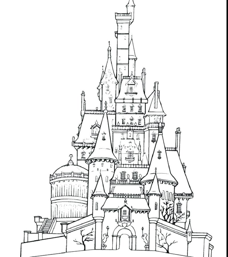 Disney Castle Coloring Pages 13 798x900 Disney Castle Coloring Pages 13