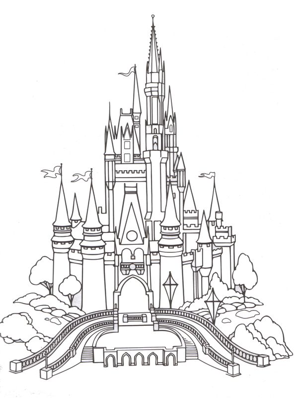 Magic Kingdom Coloring Page Color Me Happy Walt 594x800 Magic Kingdom Coloring Page Color Me Happy Walt