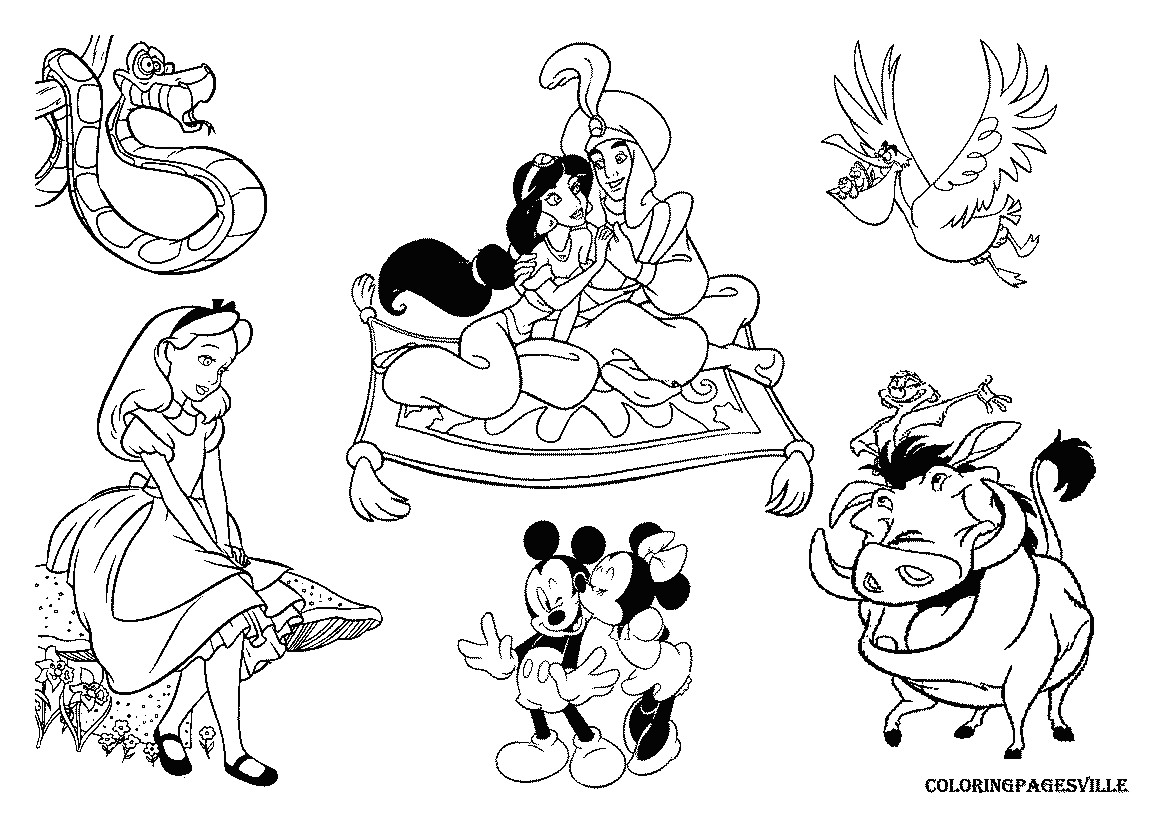 1169x827 Disney Cuties Coloring Pages