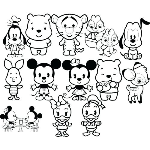 500x500 Cuties Coloring Pages Bucket List In Free Coloring Disney Cuties