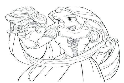 Disney Rapunzel Coloring Pages Printable Coloring Pages Disney 520x350 Disney Rapunzel Coloring Pages Printable Coloring Pages Disney