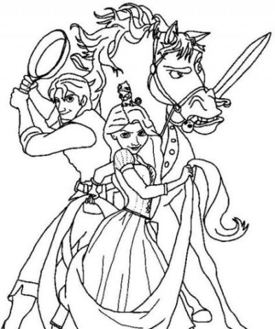 Tangled Disney Movie Coloring Pages Enjoy Colouring Throughout 400x479 Tangled Disney Movie Coloring Pages Enjoy Colouring Throughout