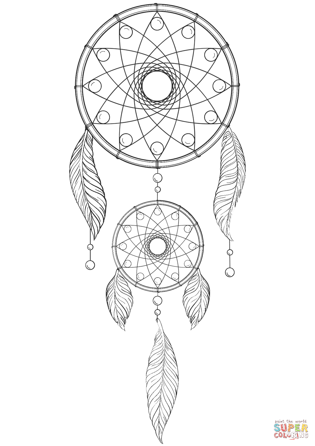 Dream Catcher Coloring Page Free Printable Pages Throughout 1060x1500 Dream Catcher Coloring Page Free Printable Pages Throughout