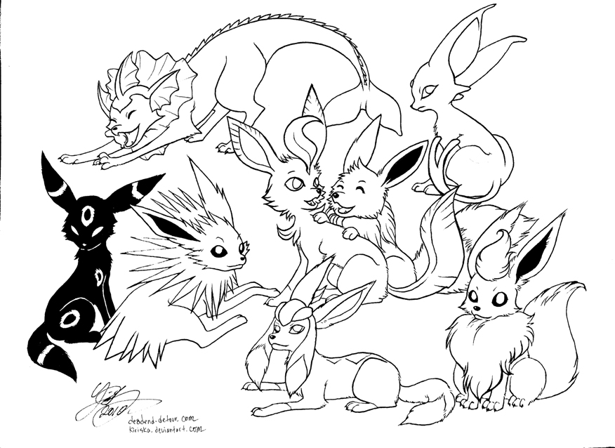 876x638 23 Pokemon Coloring Pages Eevee Compilation Free Coloring Pages