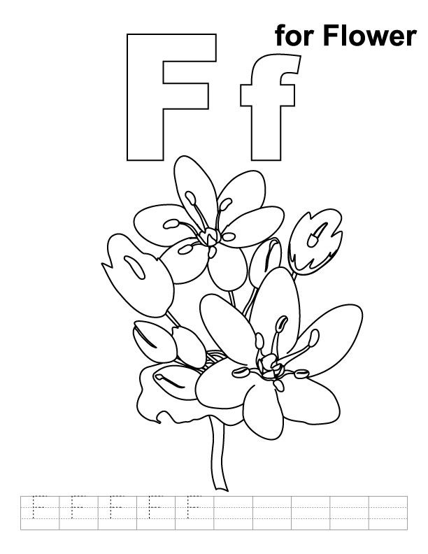 612x792 F Coloring Page Lesson 1.6 ~ Home School Club