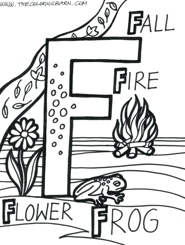 728x962 Dltk Alphabet Colouring Pages Letter F Coloring Page Print