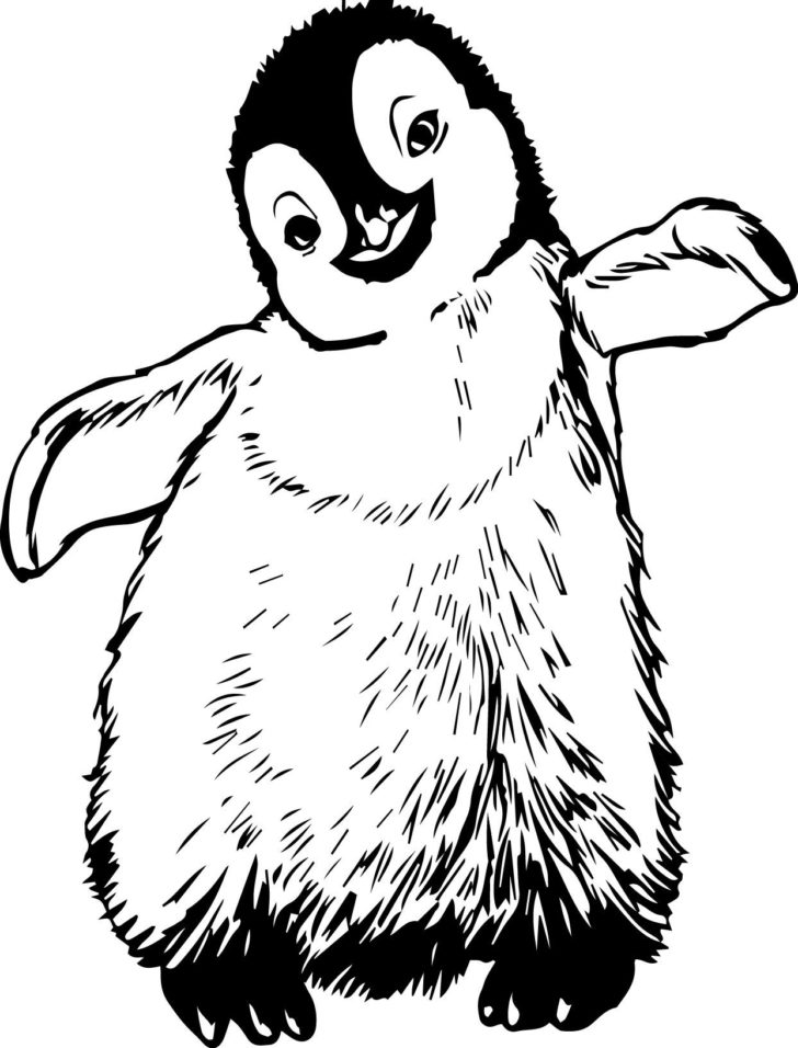 728x956 Happy Feet Coloring Pages Coloring Pages Kids
