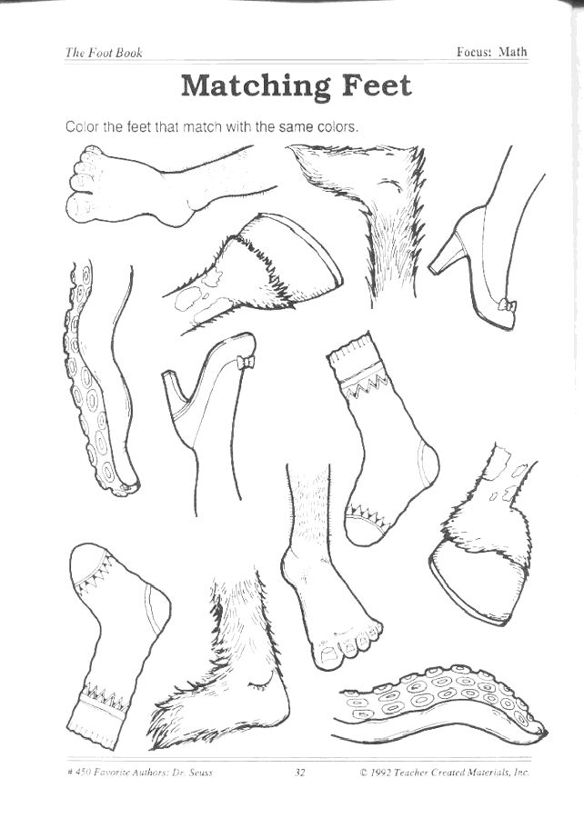 642x900 The Foot Book Coloring Pages