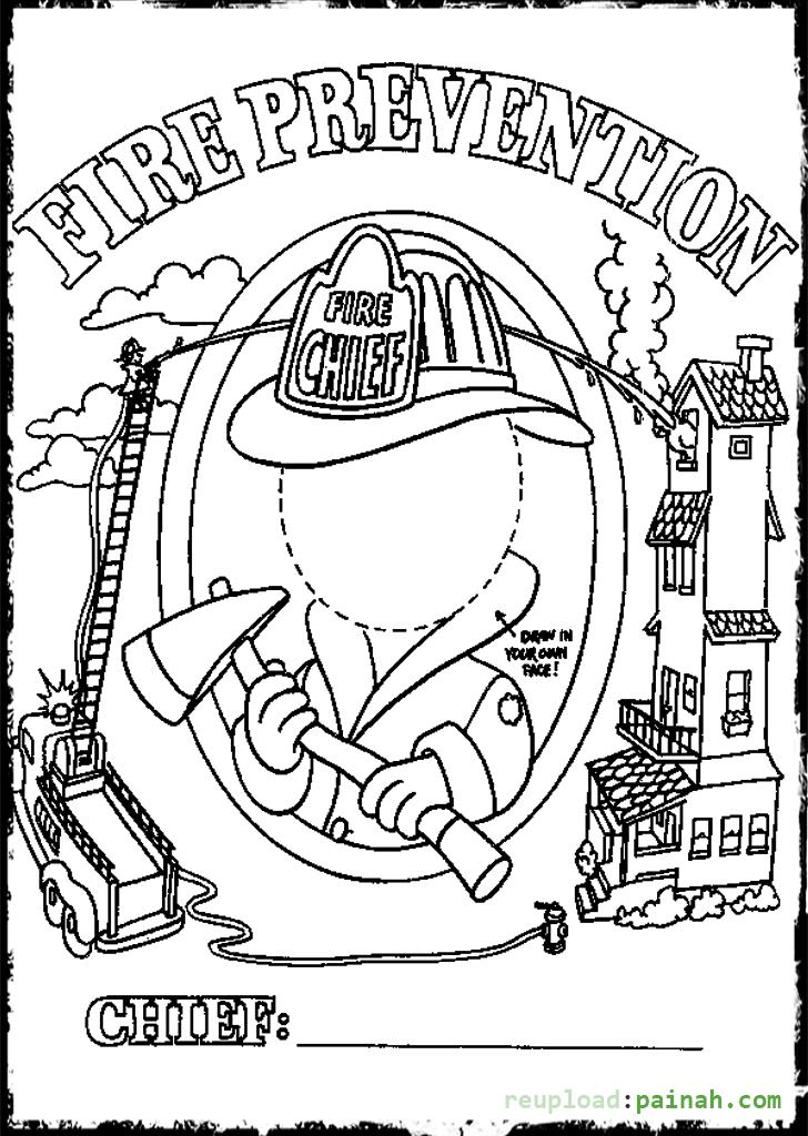 Fire Prevention Coloring Pages 728x1024 Fire Prevention Coloring Pages