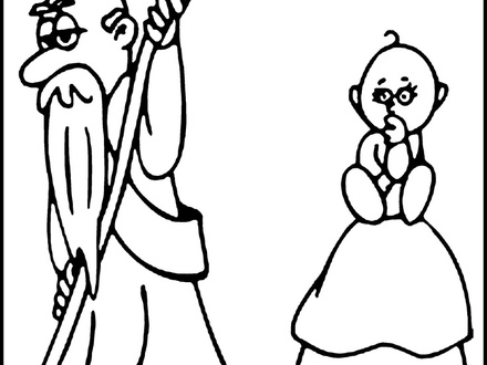440x330 44 Old Man Coloring Pages, Sketch Of Crying Old Man Coloring Pages