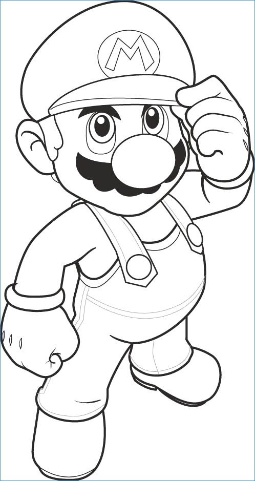 Mario Coloring Pages To Print 498x939 Mario Coloring Pages To Print