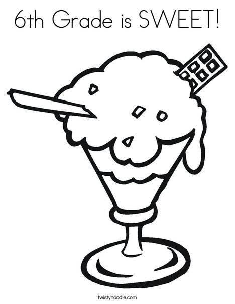 6th Grade Is Sweet Coloring Page 468x605 6th Grade Is Sweet Coloring Page