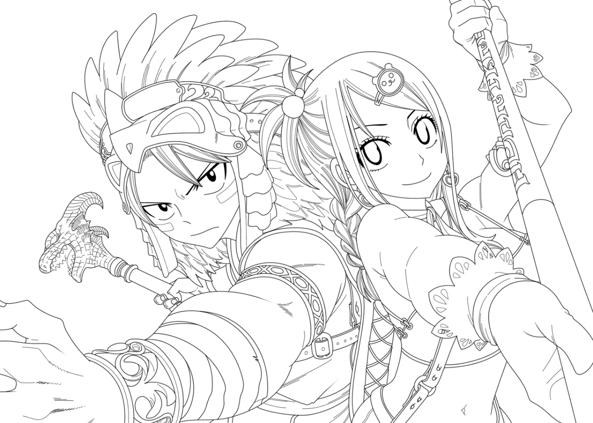 Fairy Tail Coloring Pages Color Fun Kiddo Shelter 1200x855 Fairy Tail Coloring Pages Color Fun Kiddo Shelter