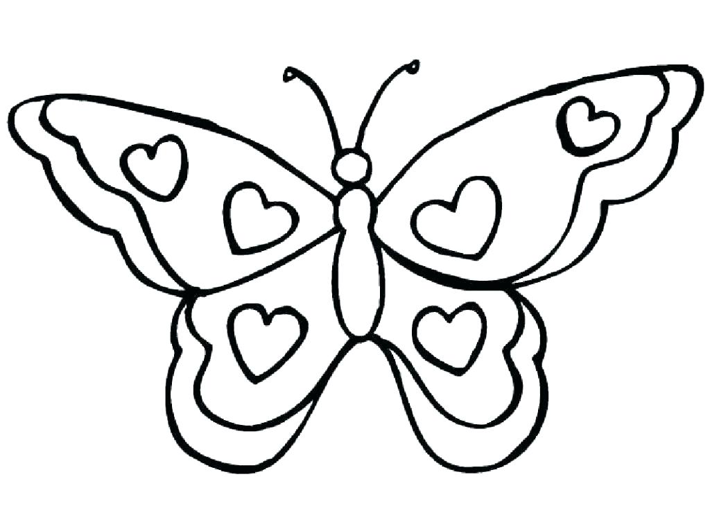 1024x766 Color Page Butterfly Free Printable Butterfly Coloring Pages