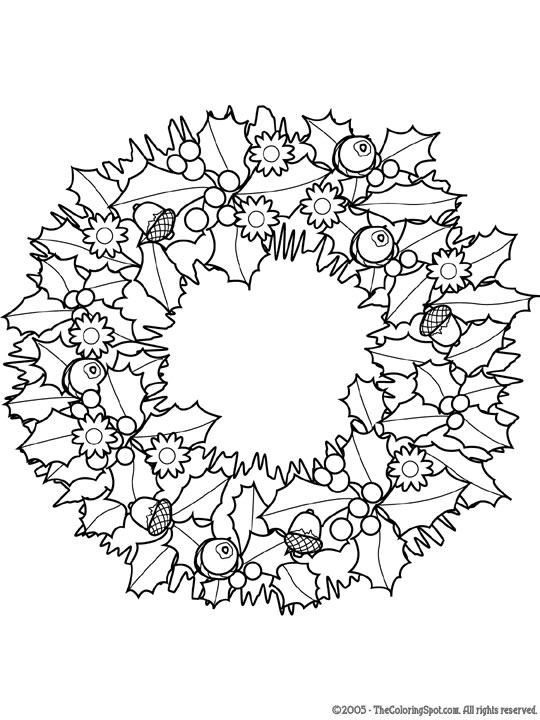 8 Christmas Coloring Pages For Adults 540x720 8 Christmas Coloring Pages For Adults