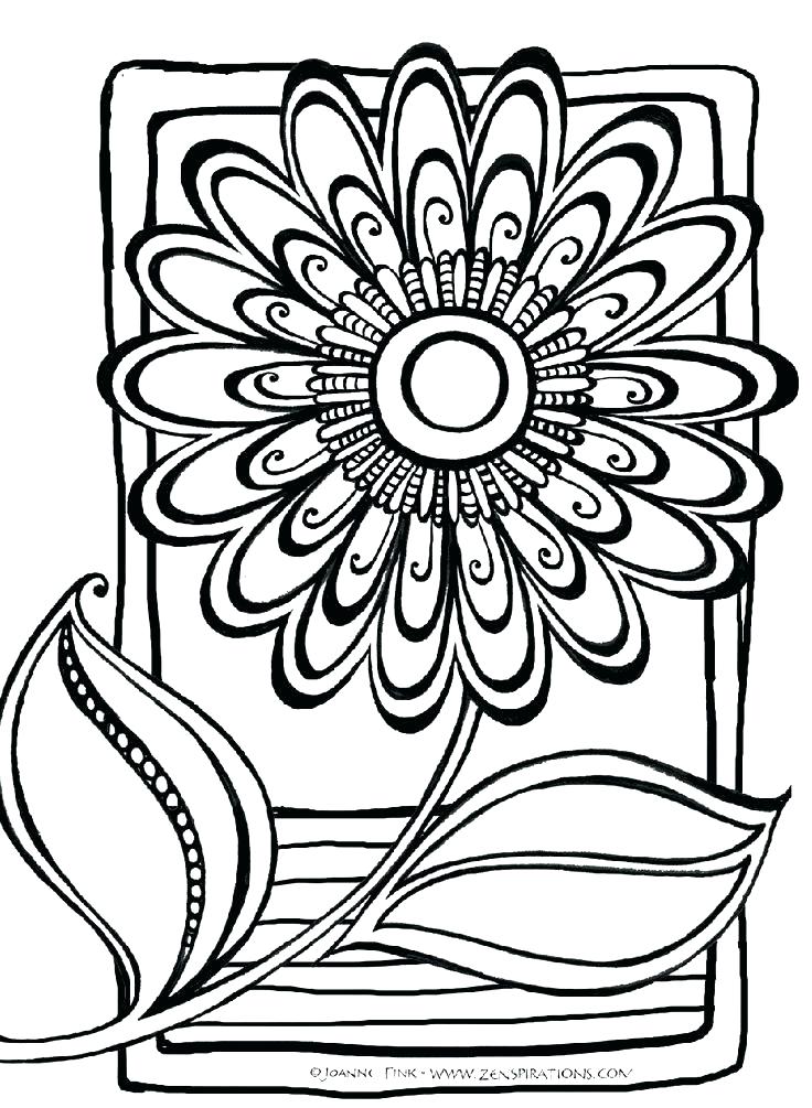 736x1005 Coloring Pages For Adults Abstract Animals Hard Free Difficult