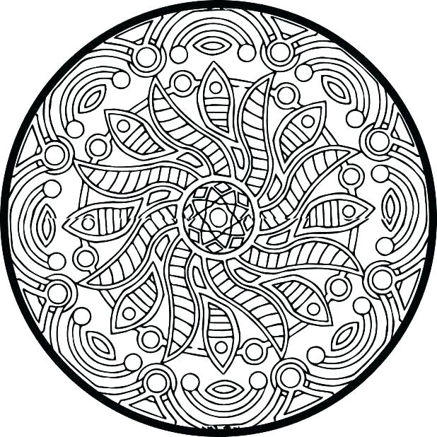 618x618 Abstract Coloring Pages For Adults
