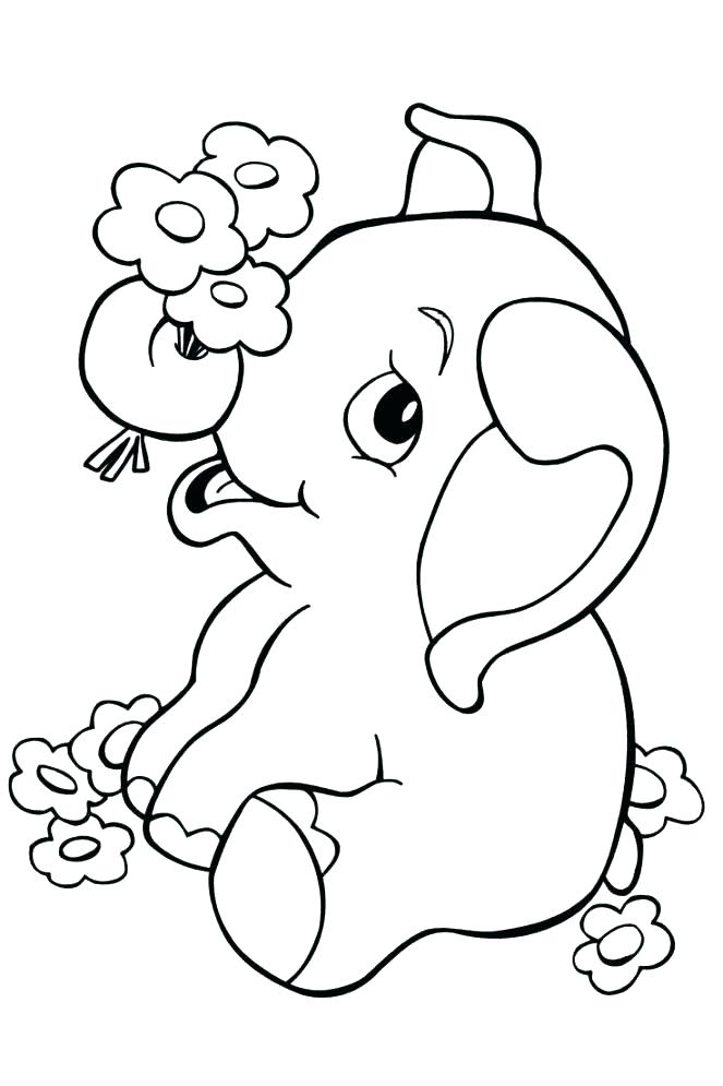 Elephant Coloring Pages Cute Elephant Coloring Pages Plus Cute 663x995 Elephant Coloring Pages Cute Elephant Coloring Pages Plus Cute
