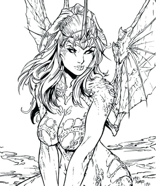 520x621 Fantasy Coloring Pages Fantasy Pages For Adult Coloring Coloring