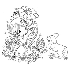 230x230 Top 25 Free Printable Beautiful Fairy Coloring Pages Online