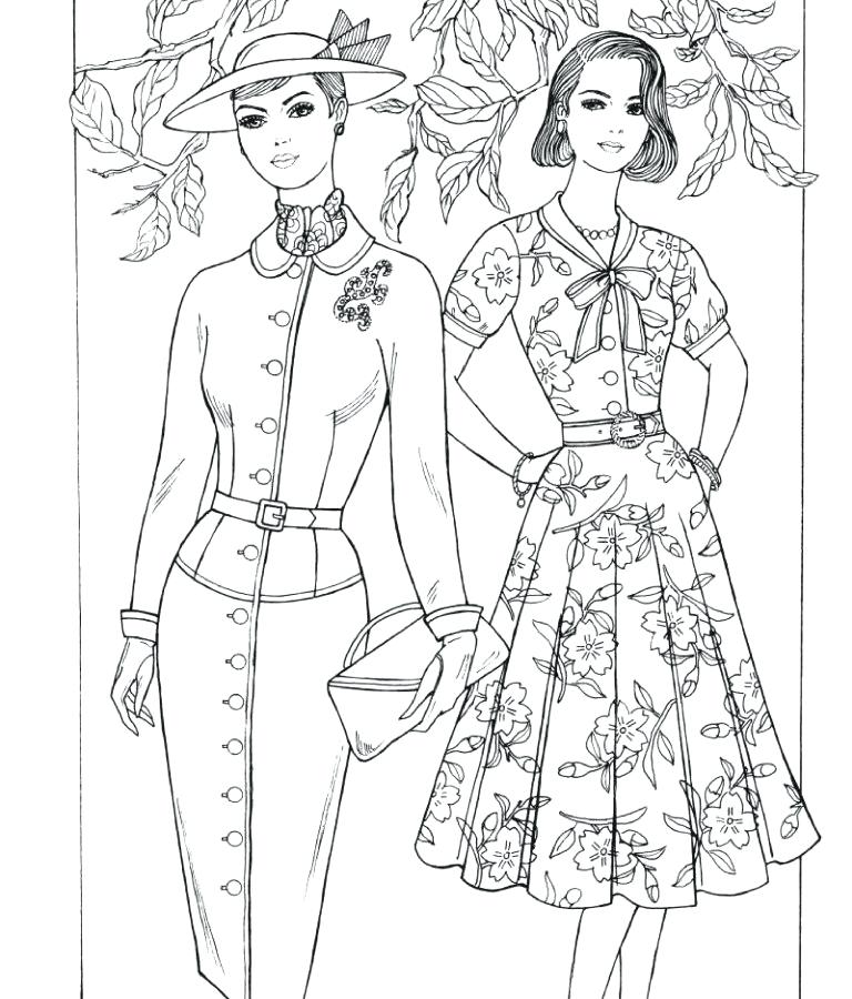 768x900 Coloring Pages Fashion Coloring Pages Fashion Coloring Coloring