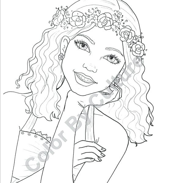 570x600 Fashion Coloring Pages Adult Coloring Fashion Coloring Page