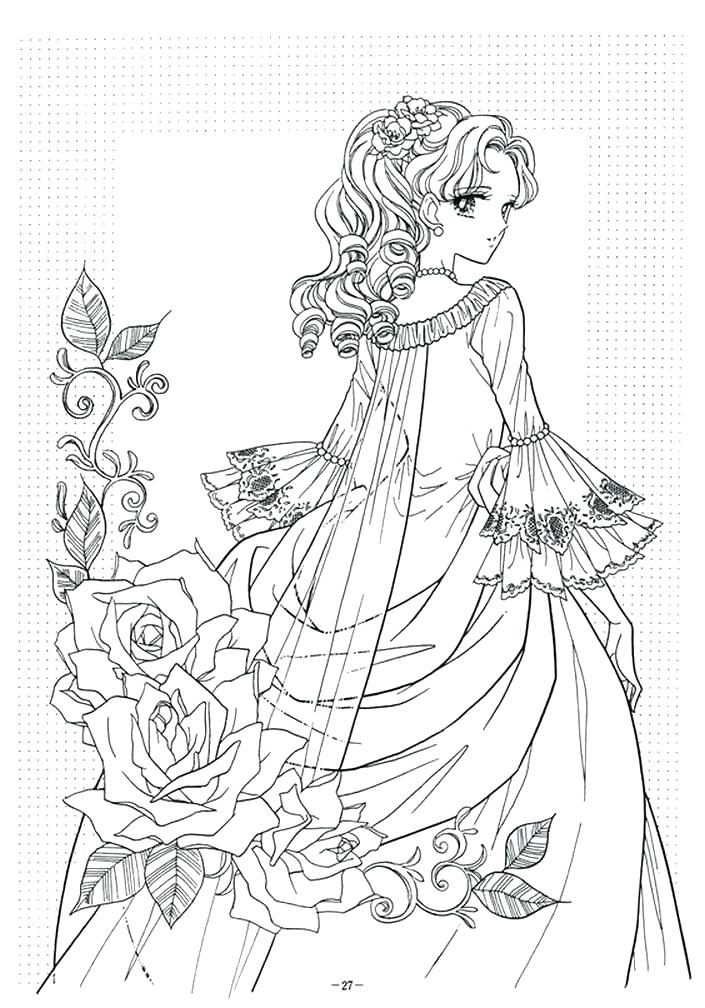 705x1008 Fashion Coloring Pages Coloring Pages Anime Princess Coloring