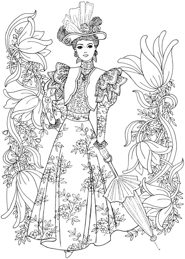 650x909 69 Best Adult Colouring Fashion Images On Coloring