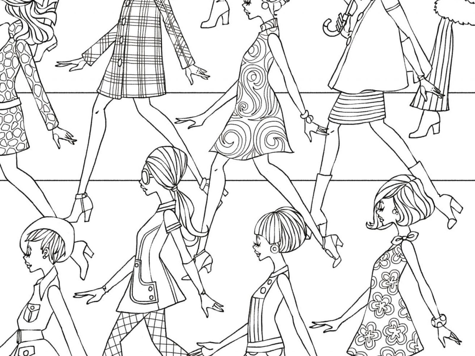 1600x1200 Barbie Fashion Fairytale Coloring Pages Online Mode Printable