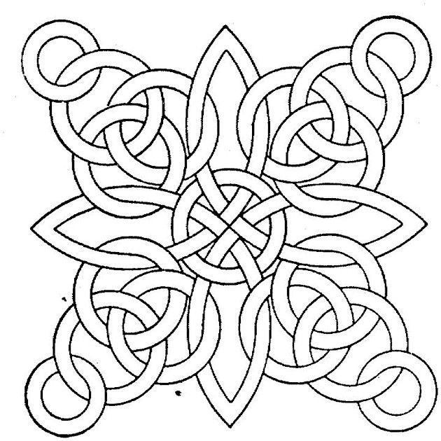 630x630 Free Printable Coloring Pages Adults Geometric