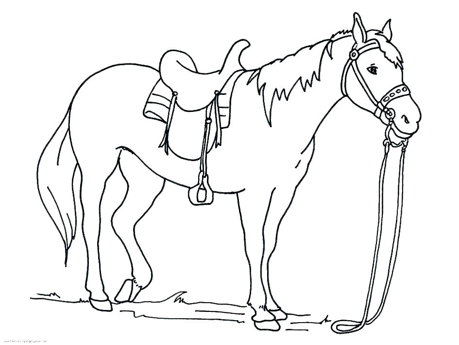 Horse Colouring Pages To Print 945x709 Horse Colouring Pages To Print