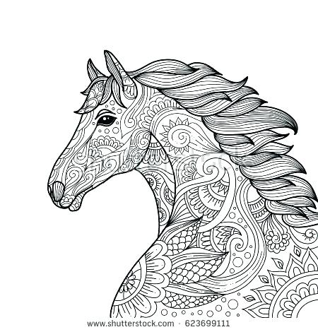 Coloring Pages For Adults Horses at GetColorings.com | Free printable ...