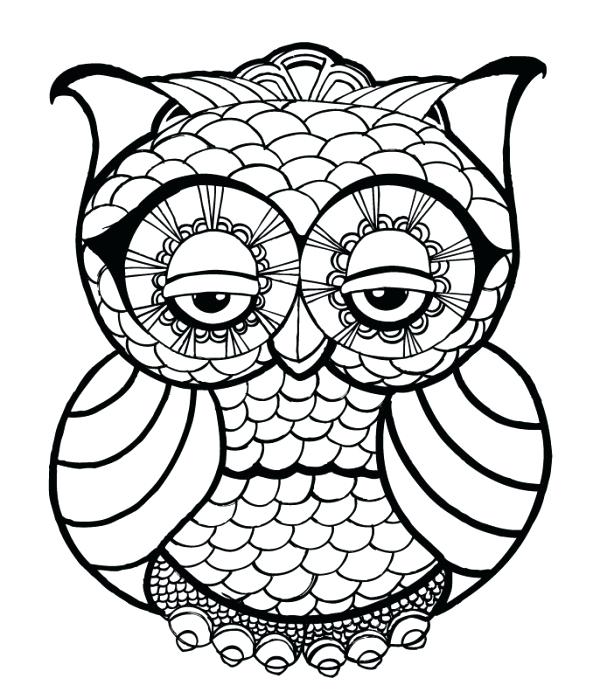 Coloring Pages Adults Owl Mandala Coloring Page Coloring Pages 600x699 Coloring Pages Adults Owl Mandala Coloring Page Coloring Pages