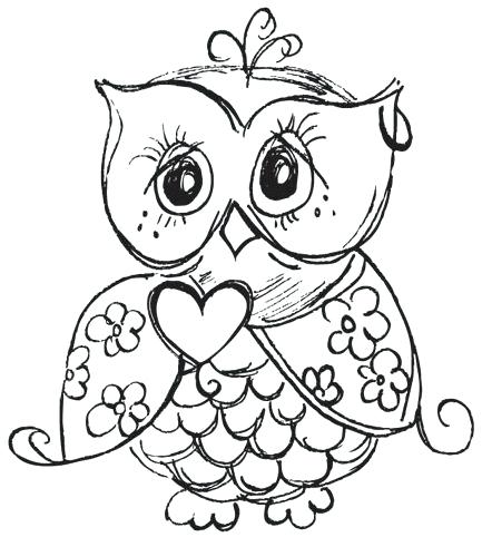 Owl Coloring Pages For Adults 433x482 Owl Coloring Pages For Adults