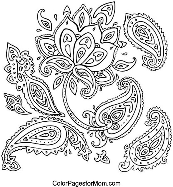 Paisley Coloring Page 25 Mandalas Mandalas 610x658 Paisley Coloring Page 25 Mandalas Mandalas