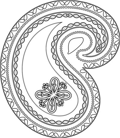 Coloring Pages Adults On Paisley Pattern Adapted From Openclipart 400x461 Coloring Pages Adults On Paisley Pattern Adapted From Openclipart