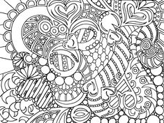 235x176 Printable Relax Coloring Page For Adults, Pdf Jpg, Instant