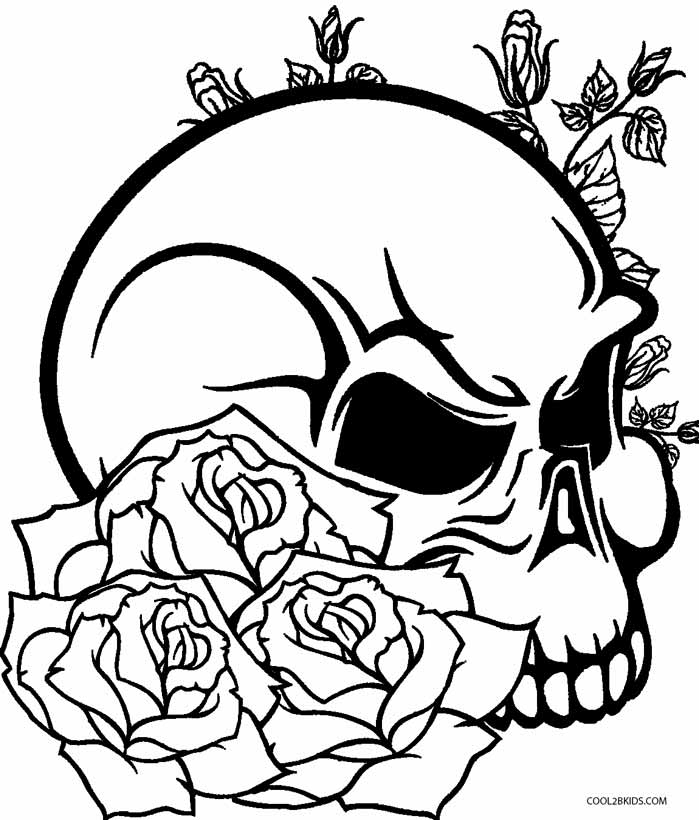 Skulls And Hearts Coloring Pages 699x820 Skulls And Hearts Coloring Pages