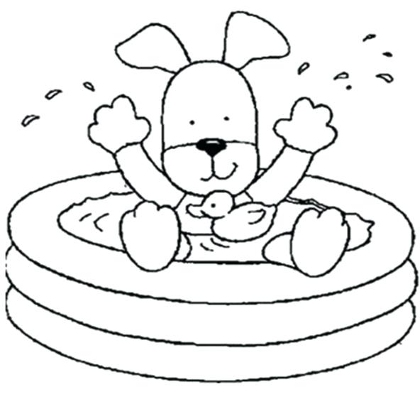 Summer Coloring Sheets 592x562 Summer Coloring Sheets