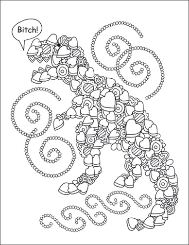 389x504 Swear Word Adult Coloring Pages