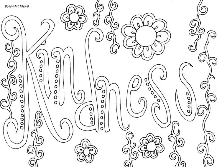 736x568 Printable Adult Coloring Pages Positive Words Free