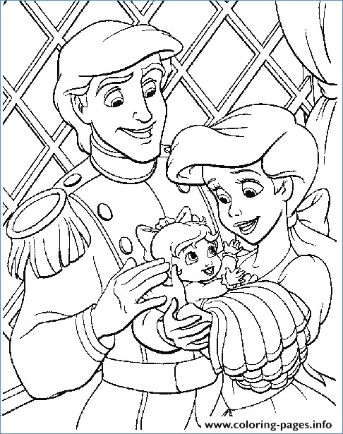 486x615 Ariel The Little Mermaid Easter Disney Coloring Pages