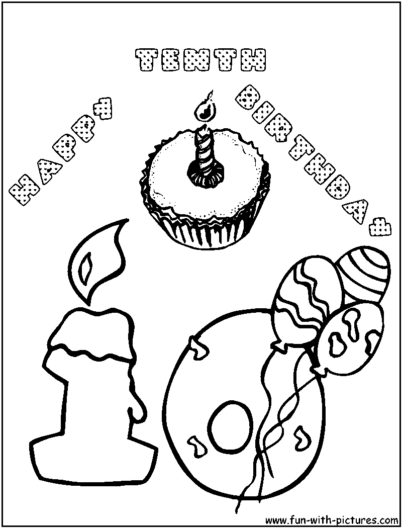 800x1050 Birthday Coloring Pages For Aunts