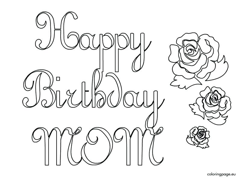 804x595 Happy Birthday Coloring Pages Happy Birthday Coloring Cards 5