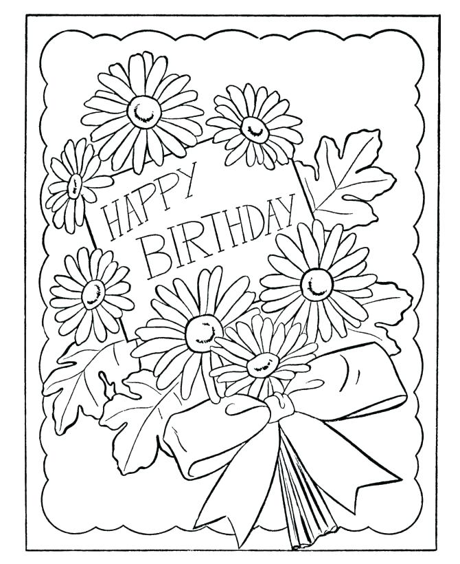 670x820 Birthday Color Pages Coloring Page Happy Birthday Birthday Color