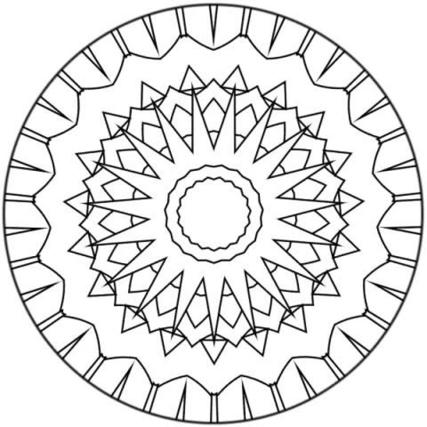 850x850 Mandalas For Beginners