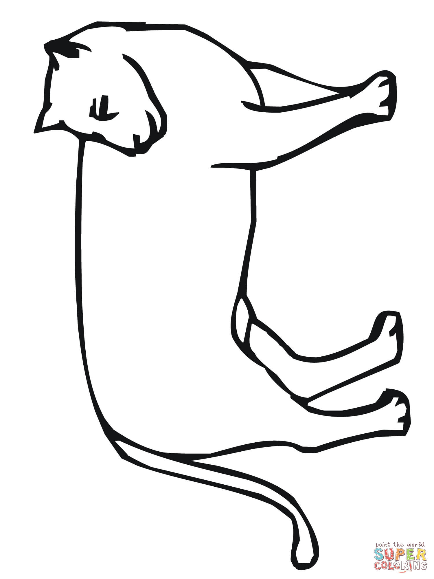 1500x2000 Panther Coloring Page Free Printable Coloring Pages Panther