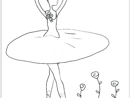 440x330 Ballerina Coloring Sheet Ballerina Coloring Pages Free Printable