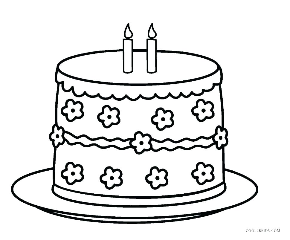 Coloring Pages Birthday Cake 970x803 Coloring Pages Birthday Cake